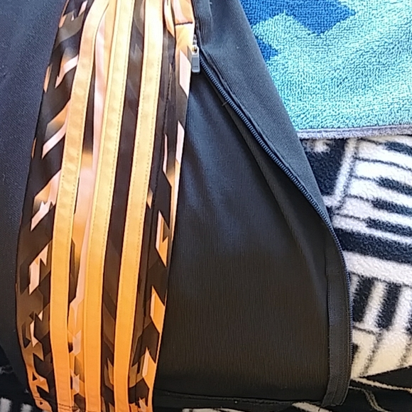 Adidas full stripe joggers (orange) - Picture 3 of 3